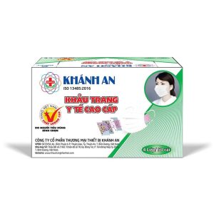 Khẩu trang y tế 4 lớp Khánh An cao cấp trắng