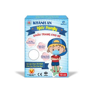 Khẩu trang y tế trẻ em 3D Kids Khánh An size S